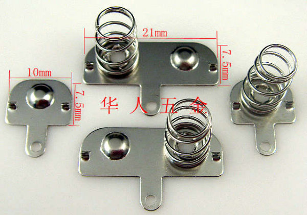 电池盒串联电池弹簧片